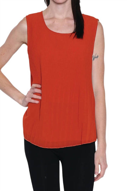 Papa Fashions Chloe Tank Orange Small 2