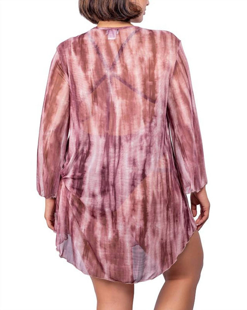 Jordan Taylor V-Neck Tunic Pink Large 3