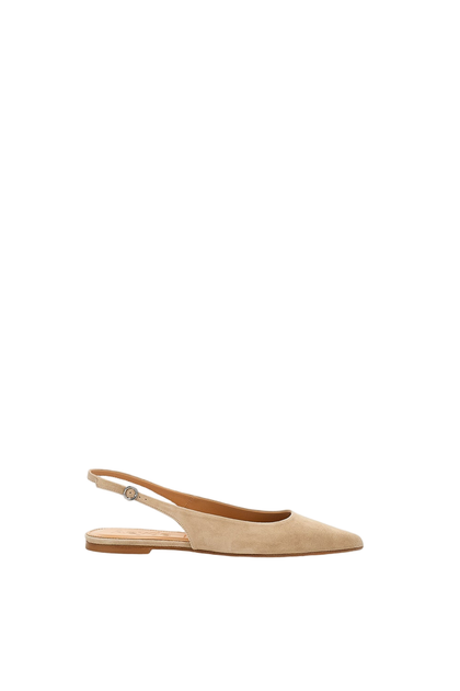 Aeydē Annora Suede Slingback Flats Beige EU 41 2