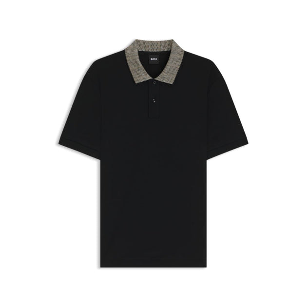 Boss Pima Cotton Polo Shirt Schwarz Large 2