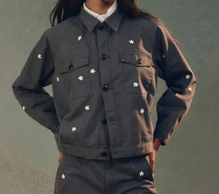 THE GREAT Garage Jacket Grey Medium 2