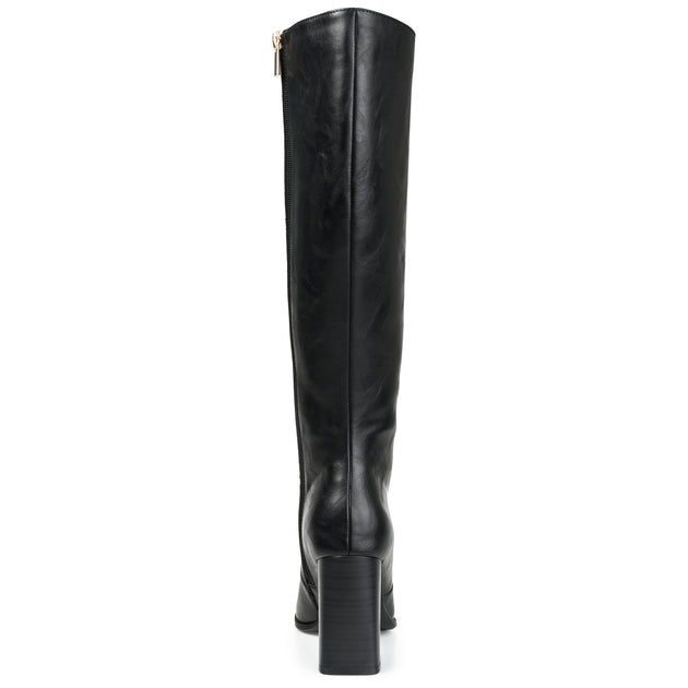 Journee Collection Karima Wide Calf Boot Red US 7.5 4