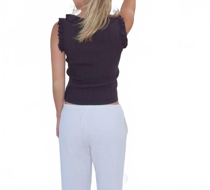 Et Clet Tate Crop Top Blue Medium 3
