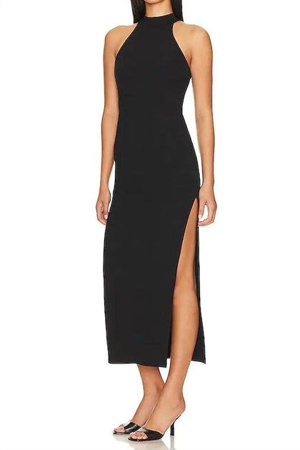 L Space Cherie Midikleid Schwarz Small 2