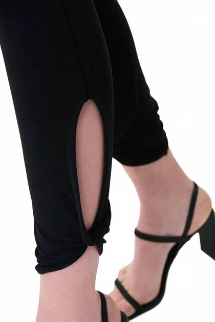 Joseph Ribkoff Keyhole Legging Black US 4 4