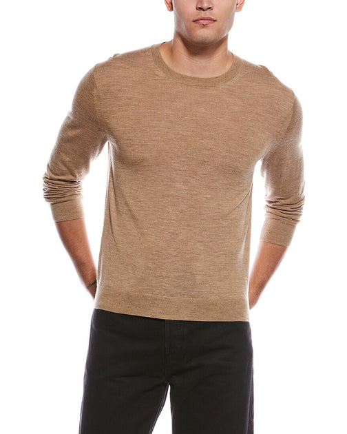 Vince Woll Rundhalspullover Braun XLarge 2