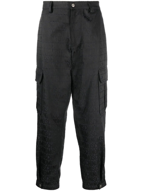 Moschino Straight Leg Tailored Trousers Classic Fit Grey EU 52 2