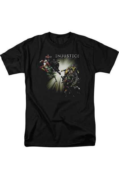 Gildan Injustice Gods Among Us Good Vs Evil T-Shirt Black XL 2