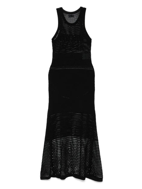 Moschino Fitted Bodice Dress Black Small 3
