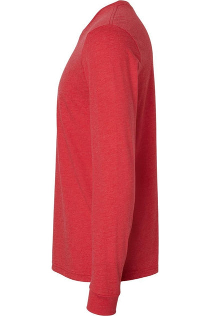Next Level Unisex CVC Long Sleeve T-Shirt Red XLarge 4