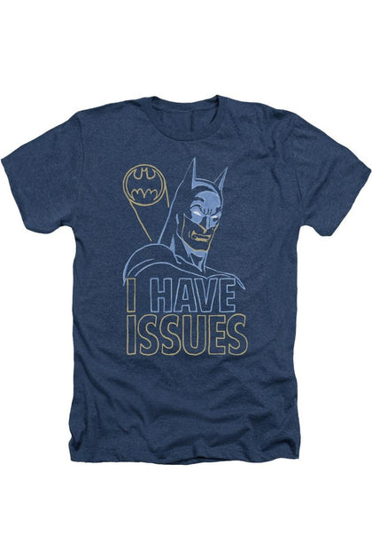 Gildan DC Comics Issues Heather T-Shirt Blue Large 2