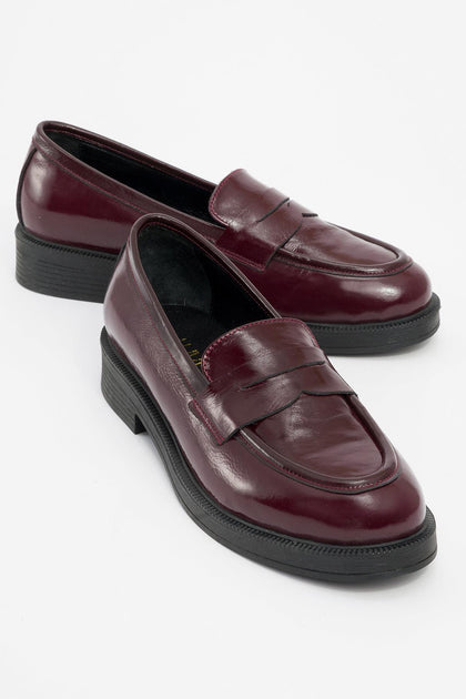 Forever & Always Shoes Bree Platform Leather Loafer Multi US 7 2