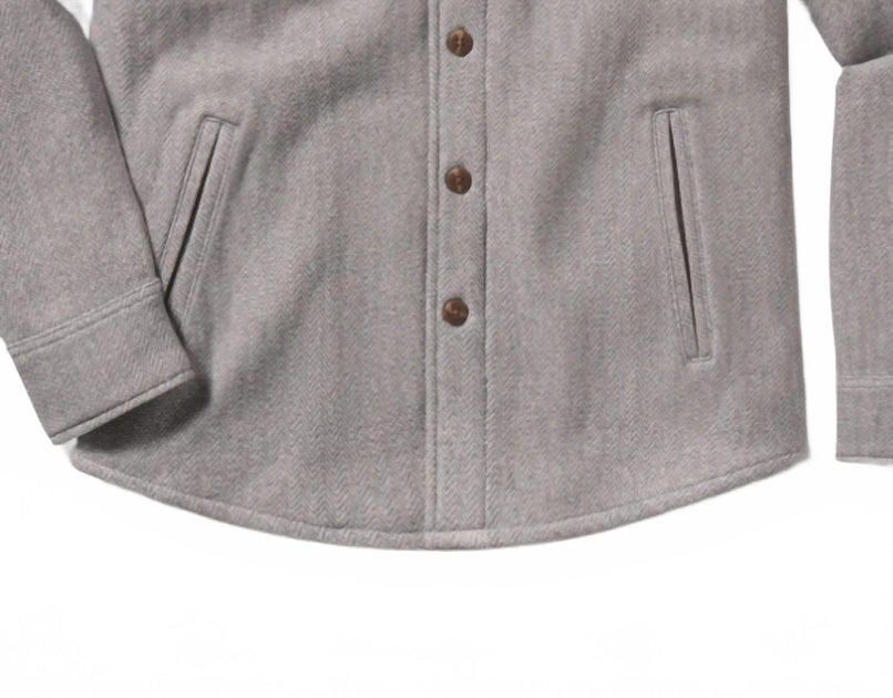 F/X Fusion Herringbone Shirt Jacket Grey XL 3