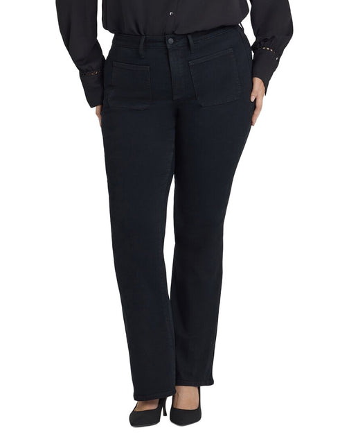 NYDJ Ava Huntley Flare Jean Black US 24 2
