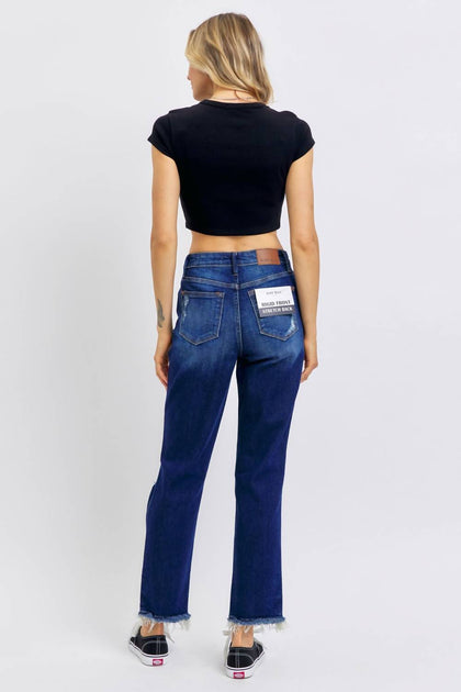Judy Blue Magic Straight Leg Jeans Blue 25 4