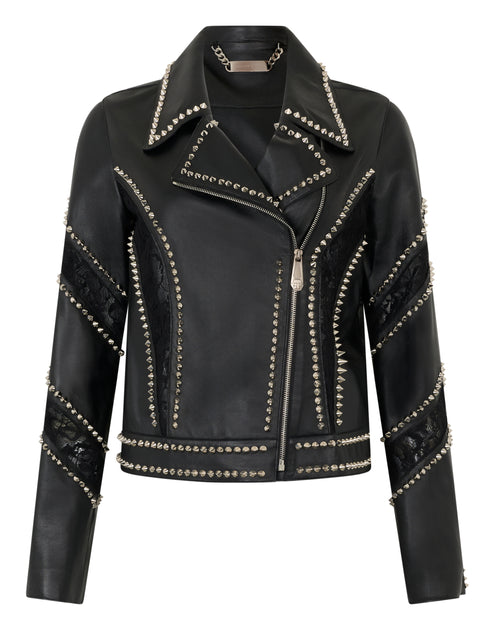 Philipp Plein Biker Jacket Black S 2