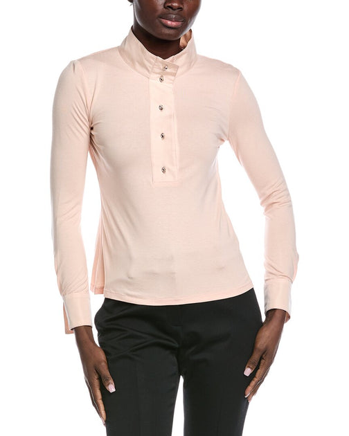 Carla Ruiz Placket Shirt Pink US 10 2