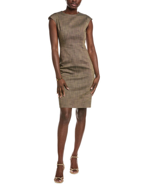 Hugo Boss Dironah Sheath Dress Multi US 6 2