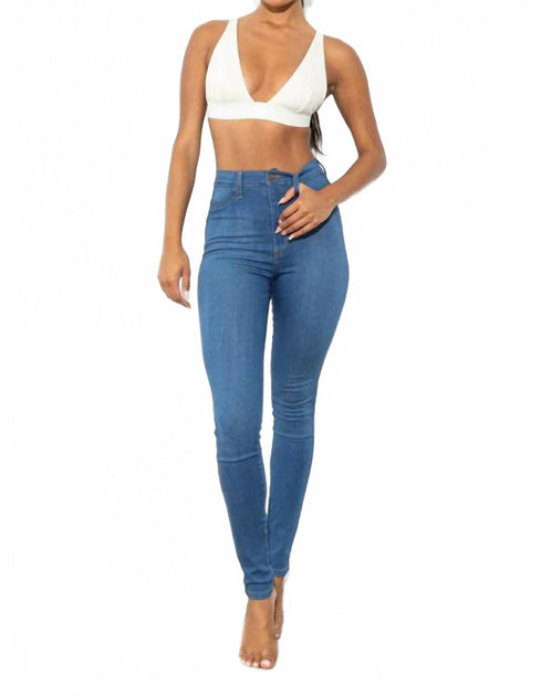 M.I.U Skinny Jeans Blue Plus Size 3X 4