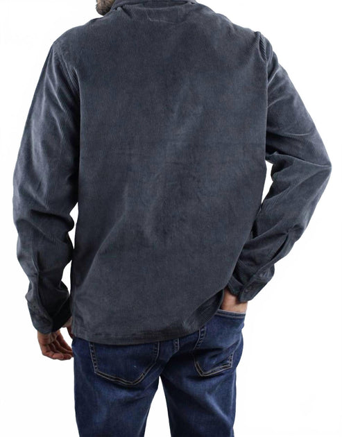 JACHS NEW YORK Stretch Corduroy Chore Coat Grey XL 3