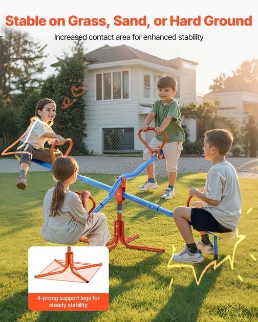 VVOR 2-4 Kids Seesaw Blue 4