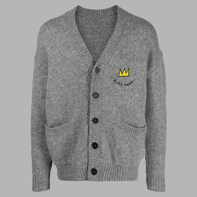 Blvck x Basquiat Cardigan Grey XSmall 2
