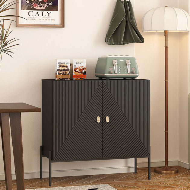 Streamdale Sideboard Cabinet Black 2