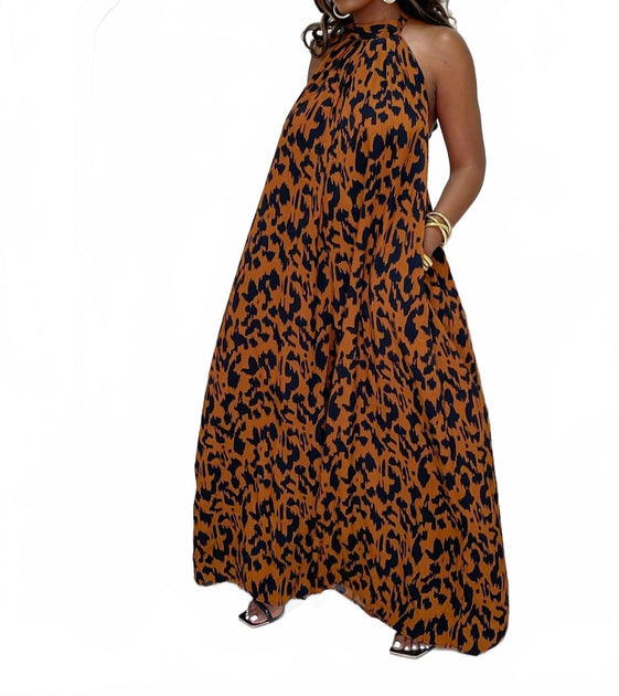 Hers & Mine Wild Thoughts Jumpsuit Brown Medium 3