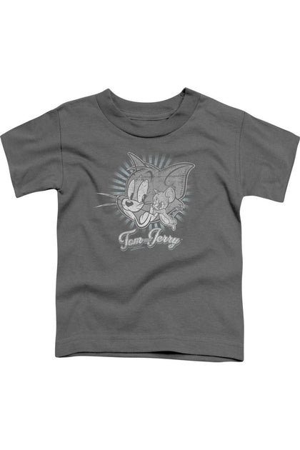 Gildan Tom And Jerry Classic Pals T-Shirt Grey Small 2
