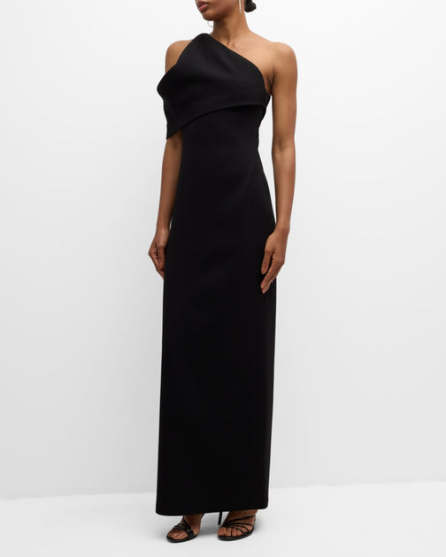 Brandon Maxwell The Romee Column Gown Black US 2 3