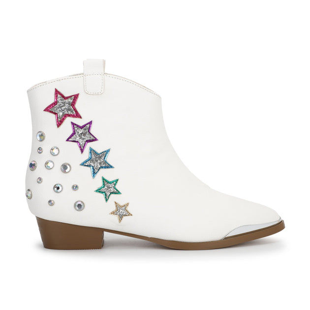 Yosi Samra Miss Dallas Western Boot White US 7 4