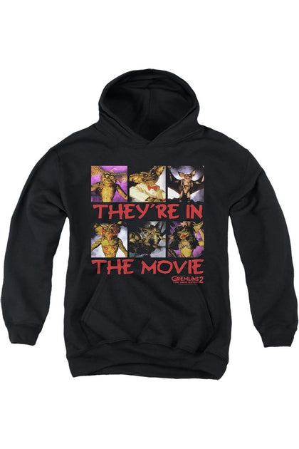 Gildan Gremlins 2 Kapuzenpullover Schwarz Small 2