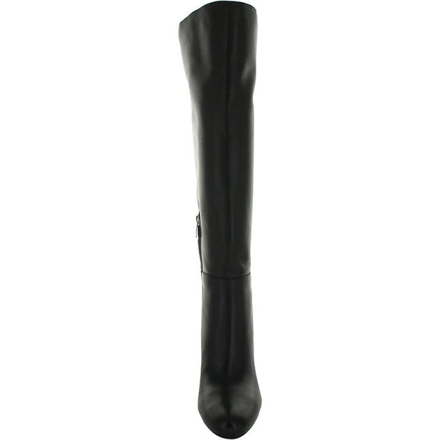 Stivali Ecopelle Nera Stivali Nine West Sensa Donna Sopra Il Ginocchio