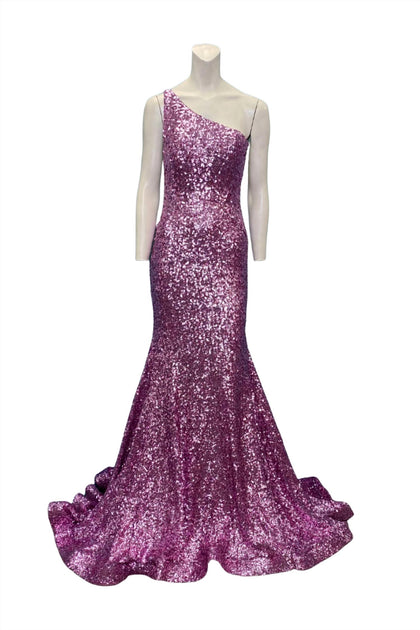 Jovani 23076 Sequin Gown Blue US 8 3