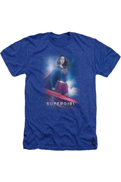 Gildan Supergirl Kara Zor El T-Shirt Blue Large 2
