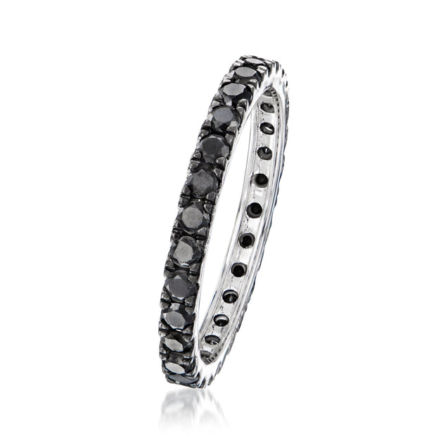 Ross-Simons Black Diamond Eternity Band Black US 9 4