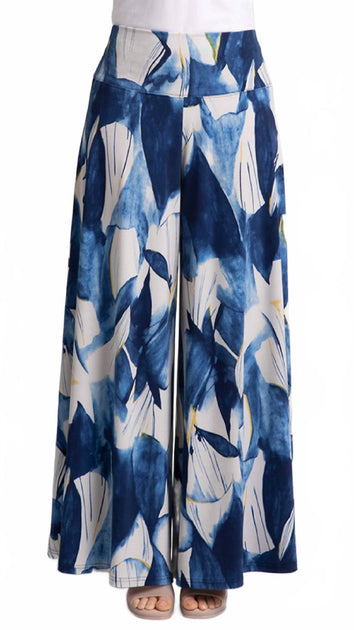 Sympli Palazzo Pants Blue US 8 2