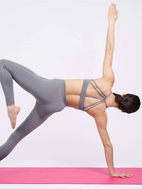 Capezio Strappy Bra Grey Small 4