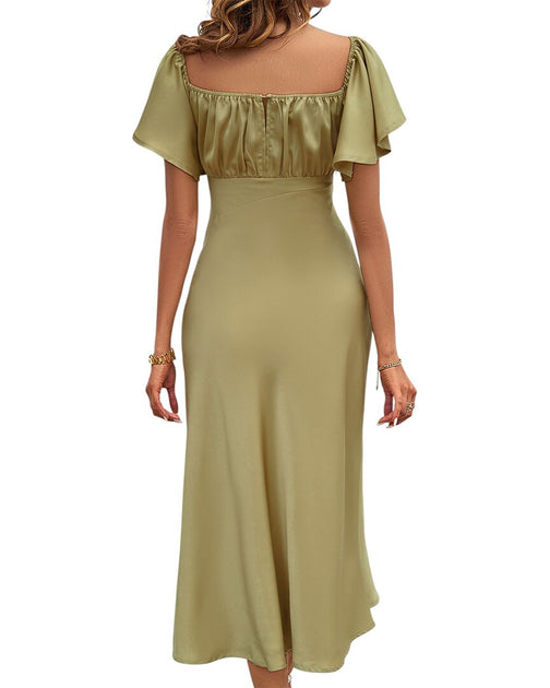 DELI.S Midi Dress Brown US 4 3