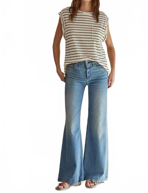 By Together Striped Sleeveless Top Multi Large 2