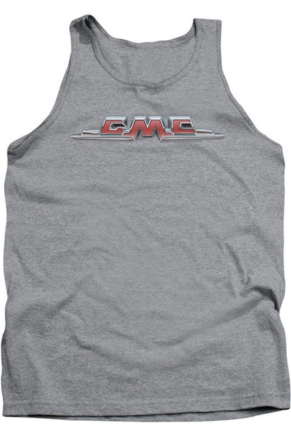 Gildan GMC Chrome Logo Adult Tank Grey Medium 2