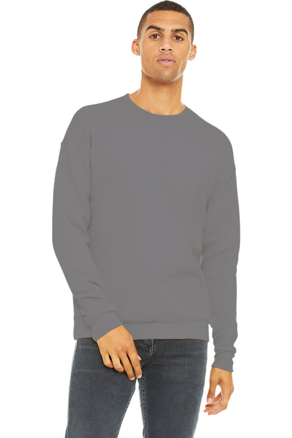 Bella + Canvas Unisex Adult Fleece Drop Shoulder Sweatshirt Grey XLarge 4