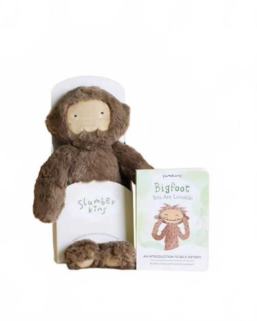 Slumberkins Bigfoot Stuffed Animal Brown 2
