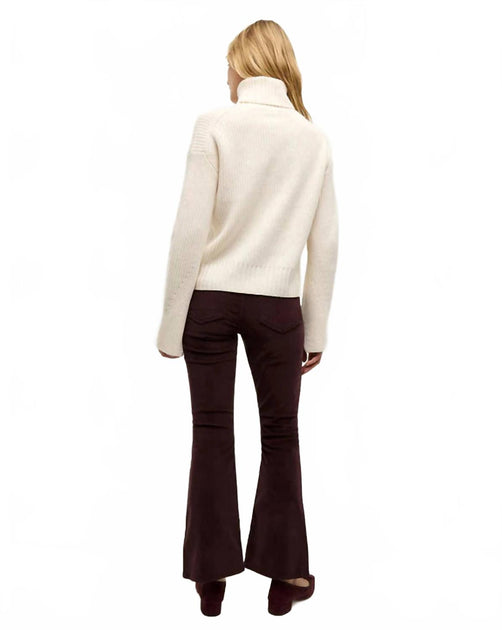 Veronica Beard Carson Ankle Flare Cord Pants Purple 29 3