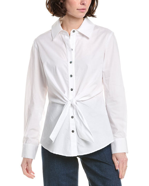 Sara Campbell Button Down Blouse White XSmall 2