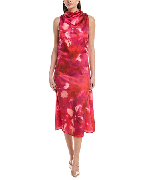 To My Lovers Printed Maxi Dress Pink Medium 2