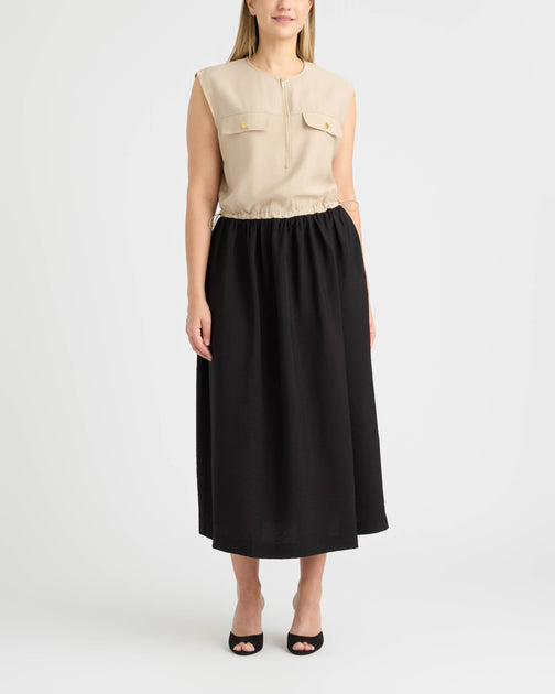 Ellen Tracy Color Block Dress Multi XSmall 2