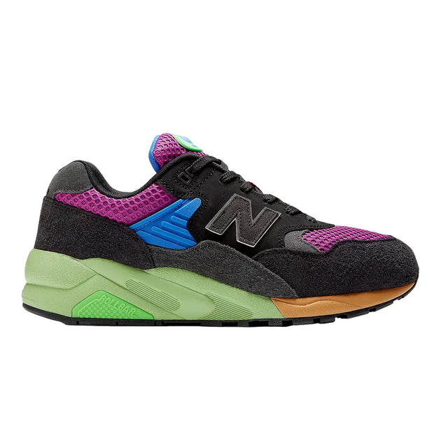 New Balance 580 Sneaker Black/Purple US 10 2