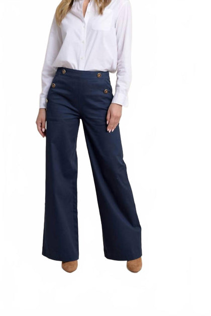 Southern Tide Thalia Sailor Pant Blau US 2 2