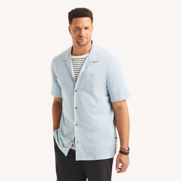 Nautica Big & Tall Classic Fit Button-Front Polo Multi XXLarge 2